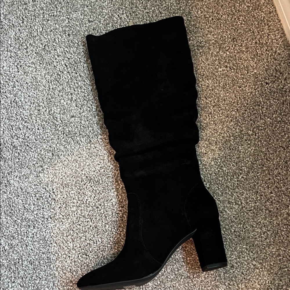 H by Halston Black Over the Knee Boots
